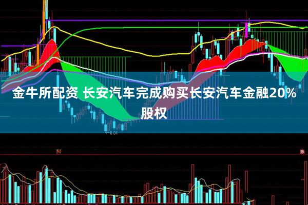 金牛所配资 长安汽车完成购买长安汽车金融20%股权
